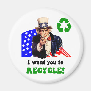 Íman Eu quero-o recicl!