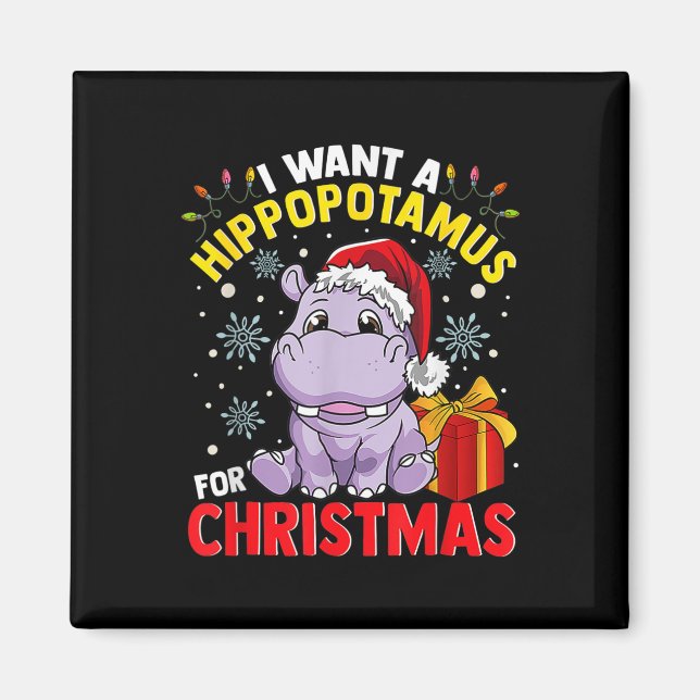 Íman Eu Quero Um Hipopótamo Para O Natal (Frente)