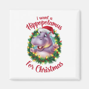 Íman Eu Quero Um Hippopotamus Para O Natal Hippo