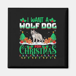 Íman Eu Quero Um Lobo Para O Lobo De Neve De Natal