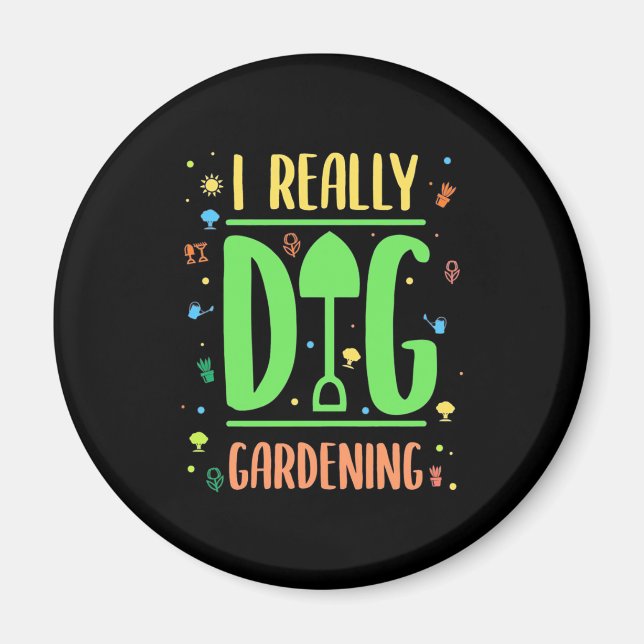 Íman Eu Realmente Canto Jardinagem (Frente)