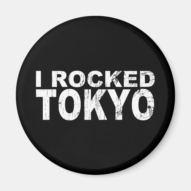 Íman Eu Rocquei Tóquio Magnet (Frente)