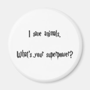 Íman Eu salvar animais