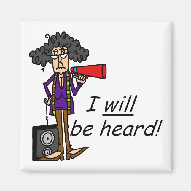 Íman EU serei ouvido (Frente)