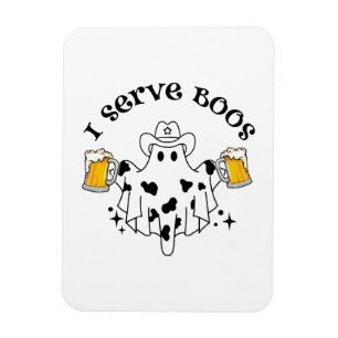 Íman Eu sirvo Boos! Barman assustador