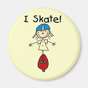 Íman Eu Skate Rapariga De Skate
