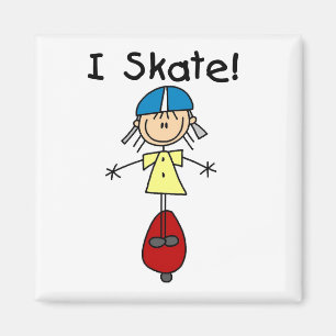 Íman Eu Skate Rapariga De Skate
