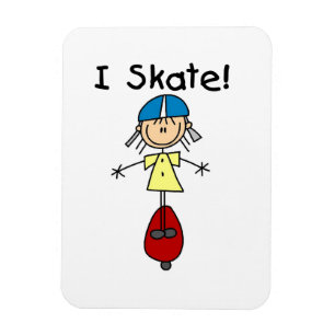 Íman Eu Skate Rapariga De Skate