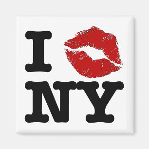Íman Eu "smooch" ímãs de New York