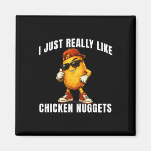 Íman Eu Só Gosto Muito de Nuggets de Frango Meninos Div