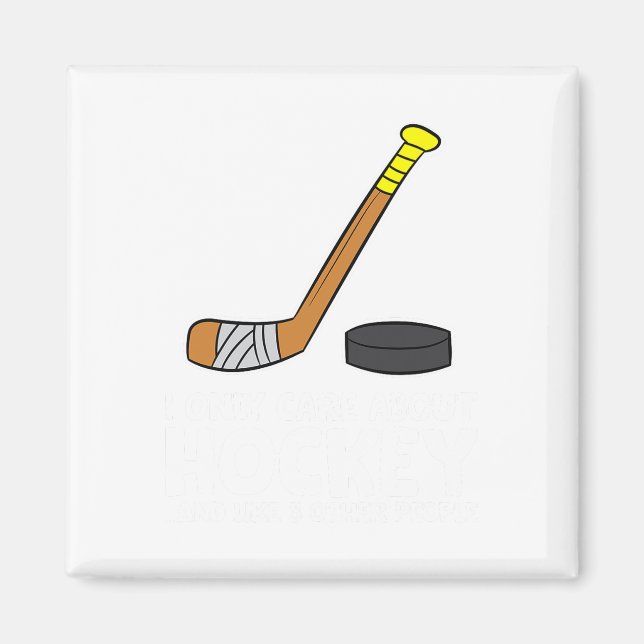 Íman Eu Só Me Importo Com Hockey E Talvez Como 3 Pessoa (Frente)