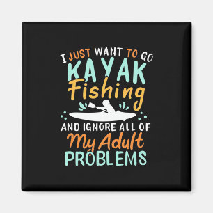Íman Eu Só Quero Ir Pescar Kayak