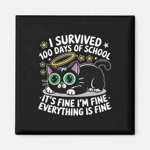 Íman Eu sobrevivi 100 dias de escola. Está tudo bem.