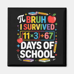 Íman Eu Sobrevivi 100 Dias Escola Bruh Equação Matemáti