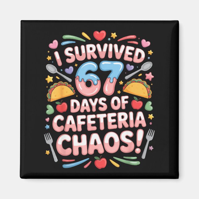 Íman Eu Sobrevivi 67 Dias de Caos na Cafeteria Seis Set (Frente)
