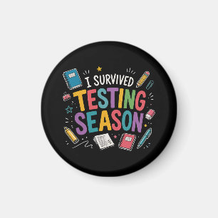 Íman Eu Sobrevivi à Temporada de Testes Humor Escolar