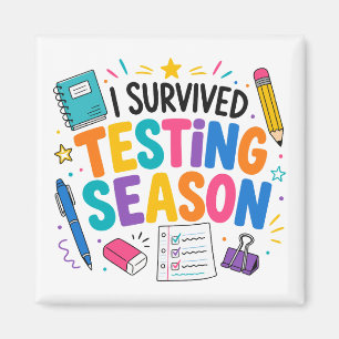 Íman Eu Sobrevivi à Temporada de Testes Humor Escolar