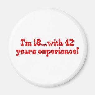Íman Eu sou 18 com 42 anos de experiência