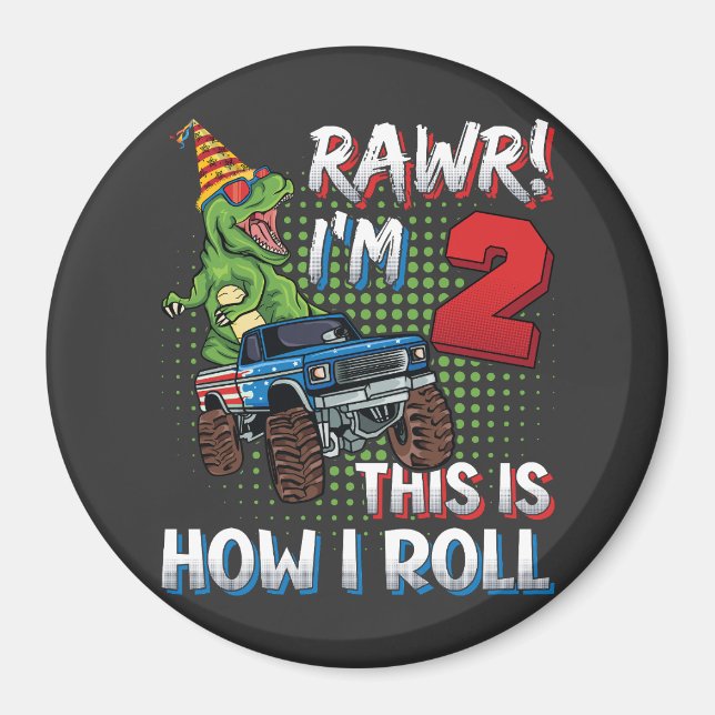 Íman Eu sou 2 É assim que eu faço o Dinossauro Monster  (Frente)