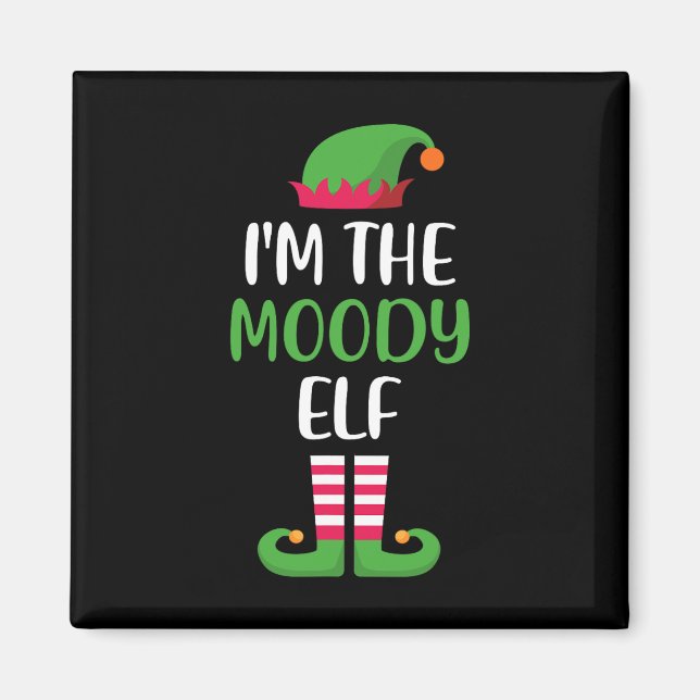 Íman Eu sou a família de Natal do Moody Elf. (Frente)