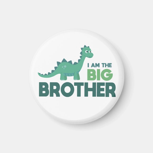 Íman Eu sou a irmandade do dinossauro irmão mais velho (Frente)