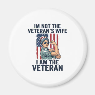 Íman Eu Sou a Mulher Veterana Patriótica Design_1