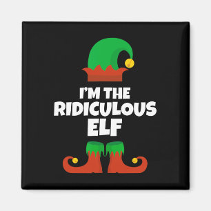 Íman Eu sou a Ridículo Família Elf Diversão de Natal Pa