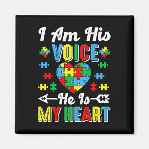 Íman Eu Sou A Voz Dele Ele É Meu Coração Autismo Mãe Au