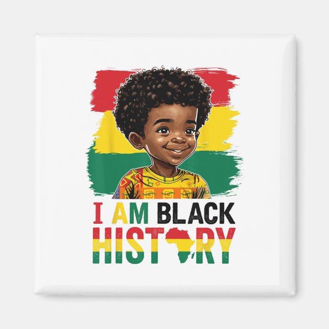 Íman Eu Sou Afro Boy da História Negra Pequeno Príncipe (Frente)