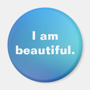 Íman Eu sou aguarela bonita da inspiração da afirmaç