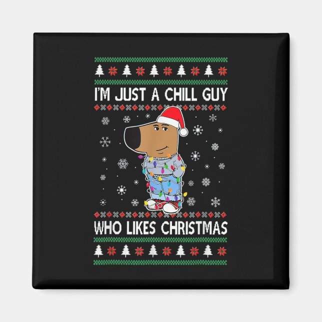Íman Eu Sou Apenas Um Cara Legal Que Gosta Do Natal (Frente)