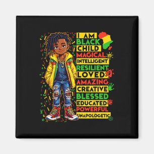 Íman Eu Sou Criança Negra Mês da História Afro-American