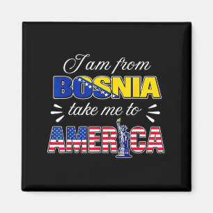Íman Eu sou da Bósnia leve-me para a América