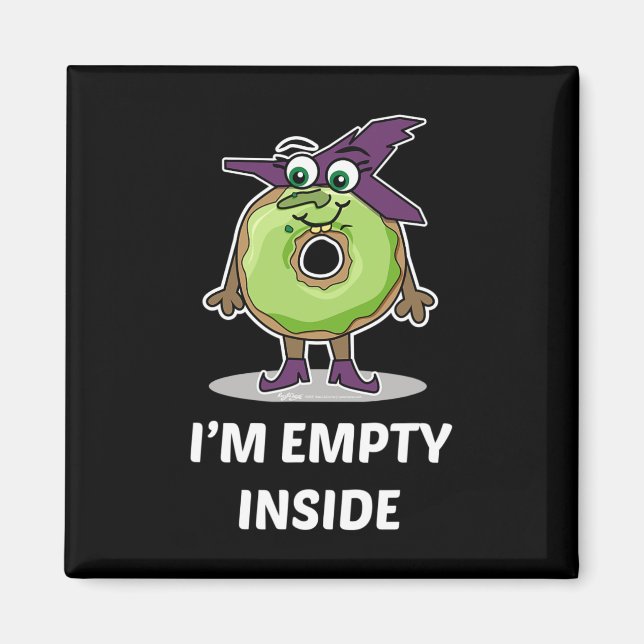 Íman Eu sou Dentro vazio, Design de Rosquinha de Hallow (Frente)