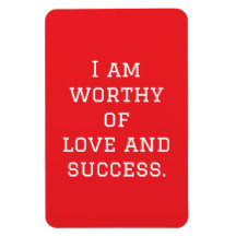 Eu sou digno de amor e sucesso