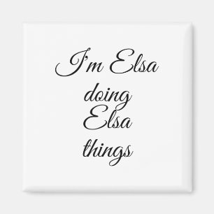 Íman Eu sou Elsa fazendo as coisas de Elsa Engraçada An