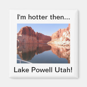 Íman Eu sou então um lago mais quente Powell Utá