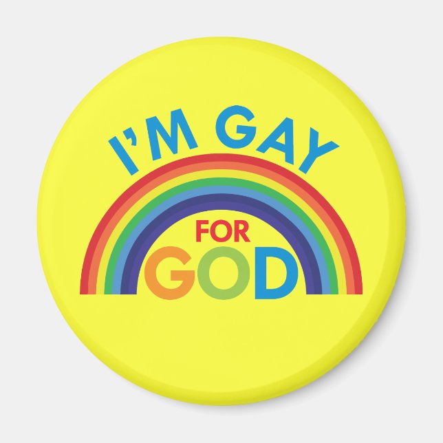Íman Eu sou Gay por Deus (Frente)