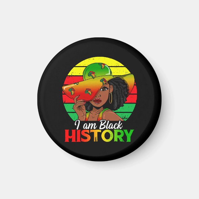Íman Eu Sou História Negra África América (Frente)