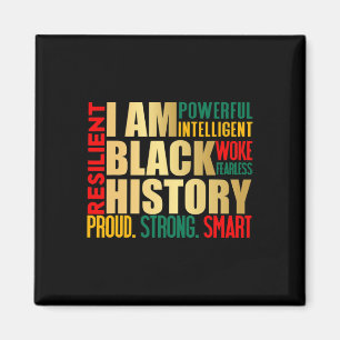 Íman Eu Sou História Negra Mês Orgulho Africano America