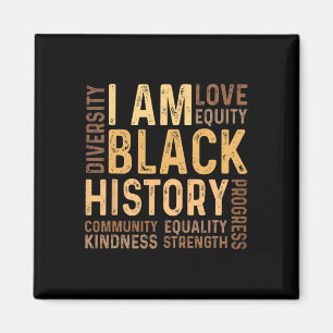 Íman Eu Sou História Negra Presente do Mês da História
