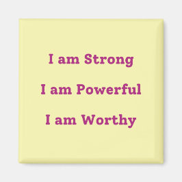 Íman Eu sou... Magneta quadrada