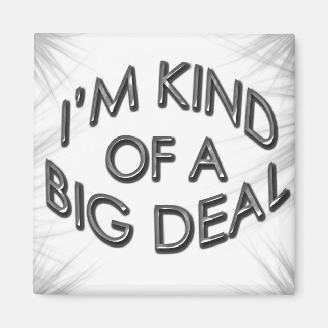 Íman Eu sou meio que um grande negócio (Frente)