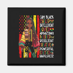 Íman Eu Sou Mês da História da Criança Negra Afro-Ameri
