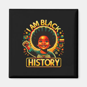 Íman Eu Sou Mês da História Negra Meninos Afro-American