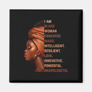 Íman Eu Sou Mulher Negra Educada Mágica Inteligente Mel