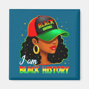 Íman Eu sou mulher negra menina mês da história negra