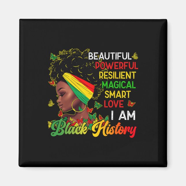 Íman Eu Sou Mulheres da História Negra Mês da História  (Frente)