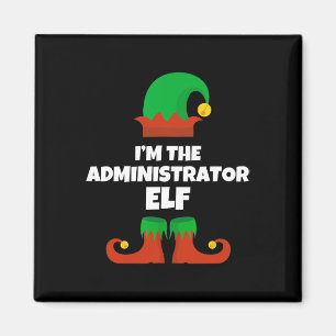 Íman Eu Sou O Administrador Família de Elfo de Pijama N