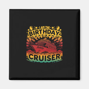 Íman Eu Sou o Barco do Aniversário Camiseta Divertida d